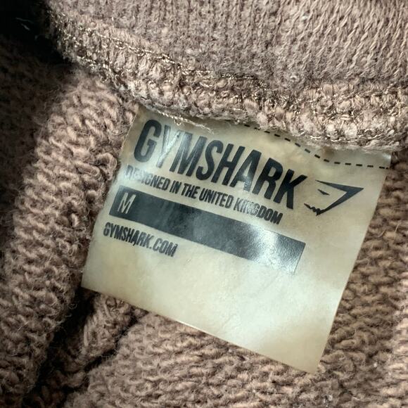 Gymshark Women Jogger M Brown Thick Plush Drawstring Sweatpants Winter 25" - Picture 4 of 9